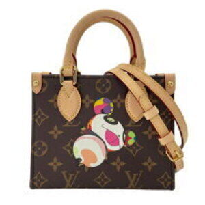Louis Vuitton On the Go Takashi Murakami Brown Monogram Panda Handbag